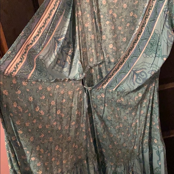 Blue La Ros Wrap Dress - Picture 4 of 6